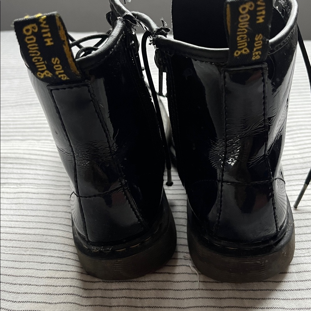 Doc Marten Delaney patent boots - Picture 2 of 6